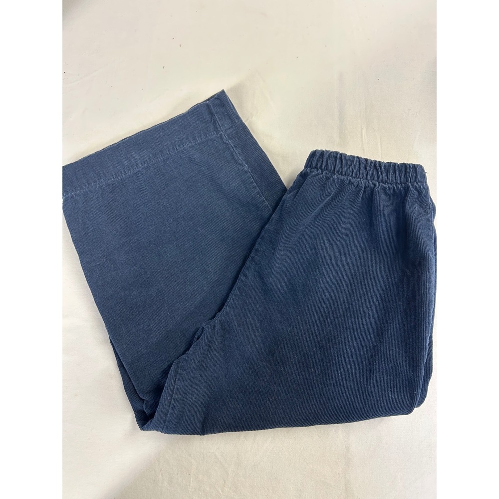 Vintage Sporting Club Kids Navy Blue Corduroy Pants Elastic Waist Size 4T